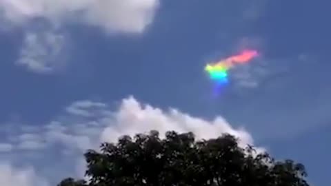 An unusual rainbow