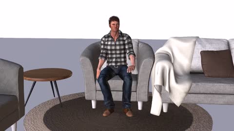 3d video illustrates some of symptoms of depression