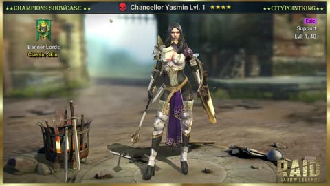 Raid Shadow Legends - Chancellor Yasmin - Classic Skin