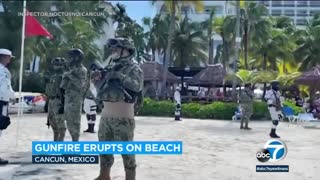 Gunmen Fire on Popular Cancun Beach