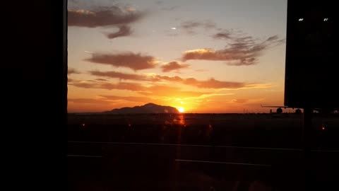 Sharm El Sheikh airport sunrise