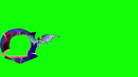 Gargoyle Camera Frames: Adding a Touch of Fantasy to Your Gaming Streams (green screen)