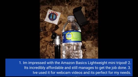 Amazon Basics Leichtes Mini-Dreibeinstativ