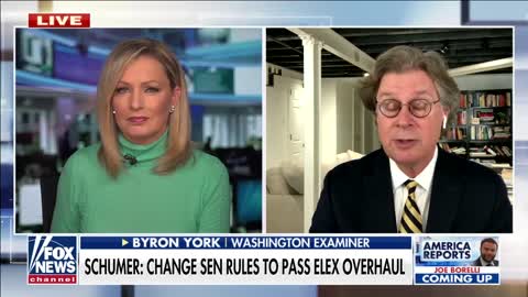 Democrat Hypocrisy Chuck Schumer Byron York - Democrats have 'turned on a dime' on filibuster issue