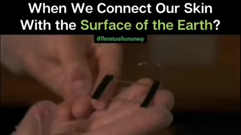 Grounding- touch the earth with your feet