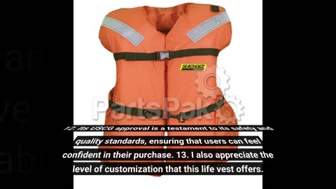 Customer Comments: Seachoice Life Vest, Type II Personal Flotation Device - USCG Approved - Mul...