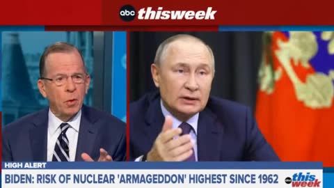 Fmr. Joint Chiefs chairman Adm. Mike Mullen says he's "a little concerned about the language" from Biden on nuclear war & says the US should "do everything we possibly can to try to get to the table" to negotiate with Russia.