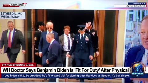 Benjamin Biden Is 'Fit For Duty' After Annual Physical Exam (Says White House Doctor)
