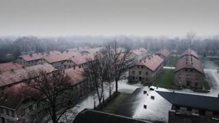 Auschwitz: Drone video of Nazi concentration camp