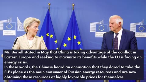 China is tired of visits from European officials