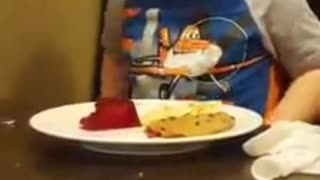 Crazy Jello Makes Child Laugh and Laugh and Laugh!