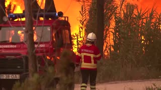 Firefighters scramble in heatwave-hit Portugal