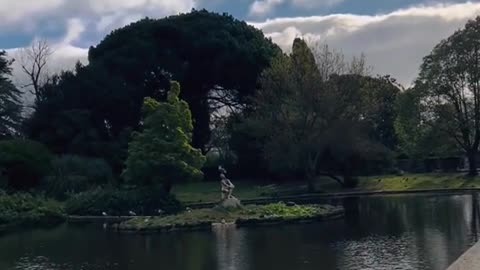 beautiful lisbon park video portugal