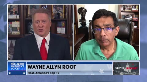 Dinesh D'Souza joins Wayne Allyn Root on Real America's Voice