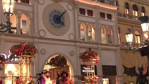 Opera Singer at The Venetian in Las Vegas