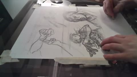 1 Minute timelapse_ Penciling page 73 (part b)