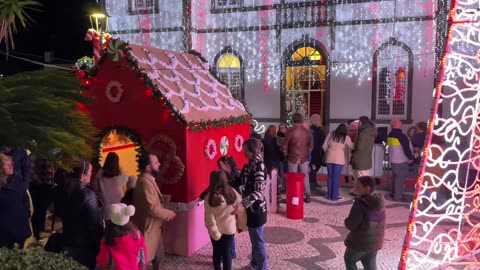 LIVE: Inauguracao da iluminacao de Natal Nordeste - Sao Miguel Azores Portugal 01.12.2023 #Christmas