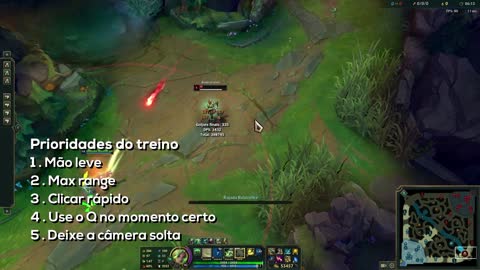 O MELHOR TREINO DE ADC NO LEAGUE OF LEGENDS - TREINO DA ZERI