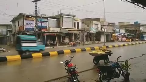 Rain in Hangu KPK Pakistan