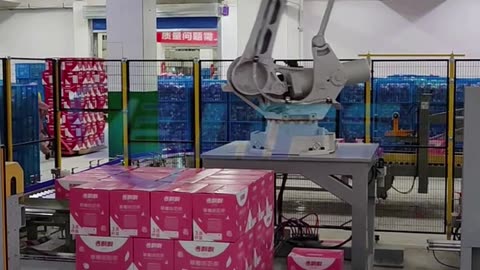 robot palletizer for cartons #packaging#robot#palletizer#foryou