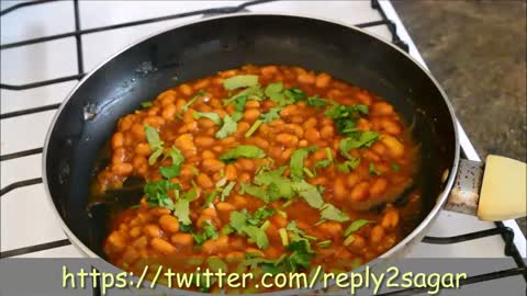 Canned Beans Recipe Indian Style Beans Curry