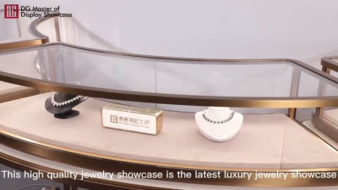 DG Showcase customize high quality jewelry display cabinet