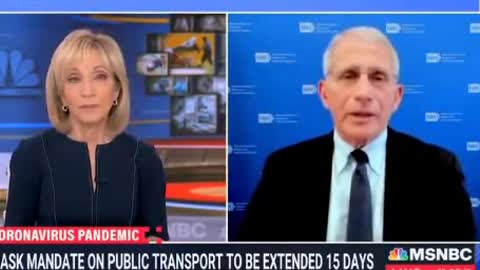 “I Would Agree That We Really Do Need More Time” – Fauci Agrees with Biden’s Decision to Extend Travel Mask Mandate