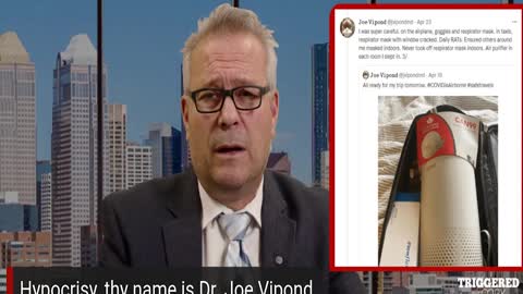 Hypocrisy, thy name is Dr. Joe Vipond.