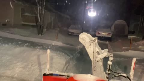 Professional Snow Removal: “ A Little Night Time Fun”