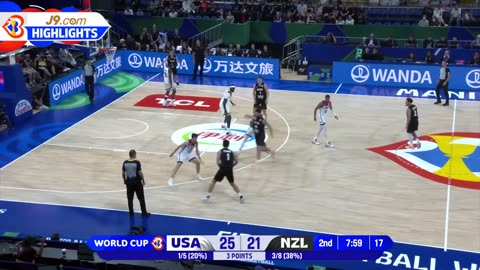 USA vs NEW ZEALAND / FIBA Basketball World Cup 2023