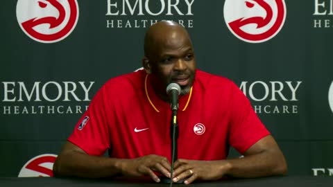 Coach Nate McMillan Speaks On The Impact Dejounte Murray Has Already Made On Hawks Team