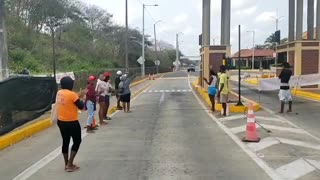 Protesta en peaje marahuaco