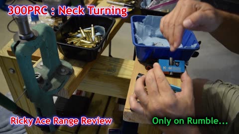 300PRC Neck Turning with the K&M tool