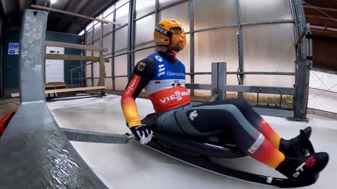 GoPro Training with the German National Luge Team