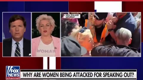 Tucker Carlson talks with Posie Parker.