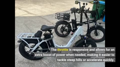 Skim Comments: Heybike Ranger Electric Bike for Adults Foldable 20" x 4.0 Fat Tire Step-Thru El...