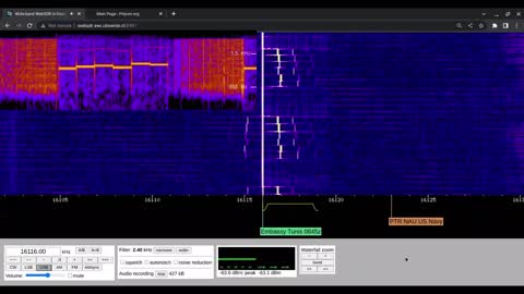 X06 134265 Moscow To Tunis 28/12/2022 0955 UTC 16116kHz (Third Alert)