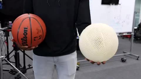 The Wilson brand has launched airless basketballs ~The balls are 3D printed and most importantly they bounce almost silently