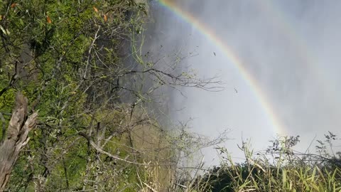 beaultful rainbows of Victoria falls by Ckanzy