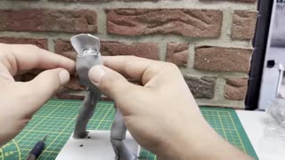 How to make a legendary warrior with polymer clay