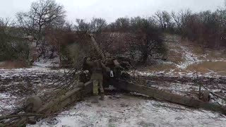 So-Called LPR Says Russian Artillery Destroyed Ukrainian Military Strongholds