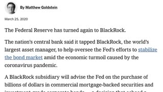 Blackrock, the most powerful company in the world.