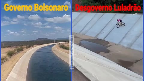 TRANSPOSIÇÃO DO SÃO FRANCISCO - GOVERNO BOLSONARO X GOVERNO LULA