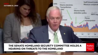 Senator Ron Johnson Obliterates Sec. Mayorkas For His "Travesty" Of A Border