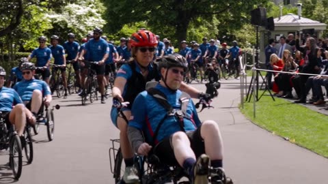 The First Lady hosts the Wounded Warrior Project Soldier Ride