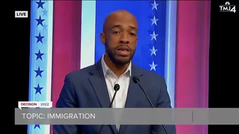 WI Dem Mandela Barnes called for processing illegal immigrants to citizenship.”