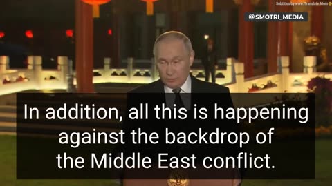 More from Putin’s speech .. “Scare Event Necessary”