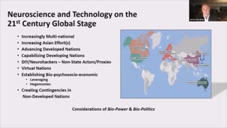 [2021] Dr. James Giordano: "Neuroweapons can Assess & Modify Thoughts, Influence Actions, Injure or Kill Groups, Individuals, or Populations"