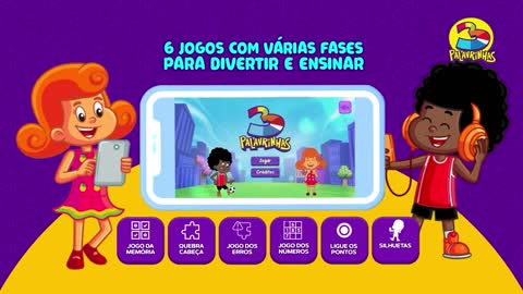 App de jogos do 3 Palavrinhas - Totalmente gratuito!