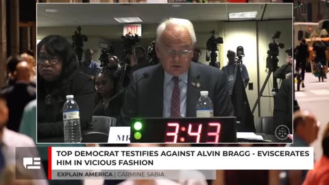 Top Democrat Testifies Against Alvin Bragg - Eviscerates Him In Vicious Fashion